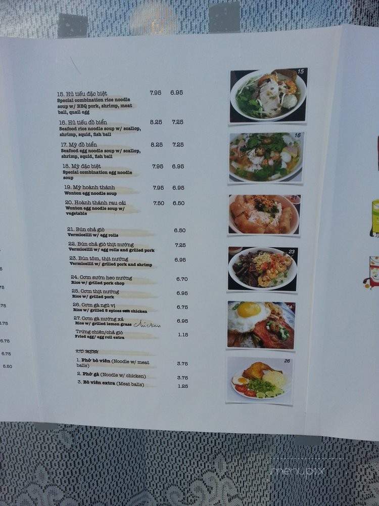 Pho Saigon Palace - Citrus Heights, CA menu_pic