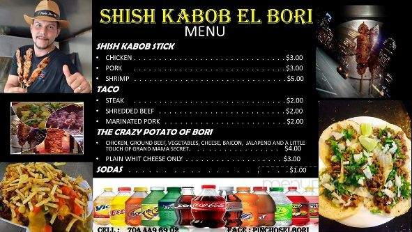 Pinchos El Bori - Charlotte, NC menu_pic