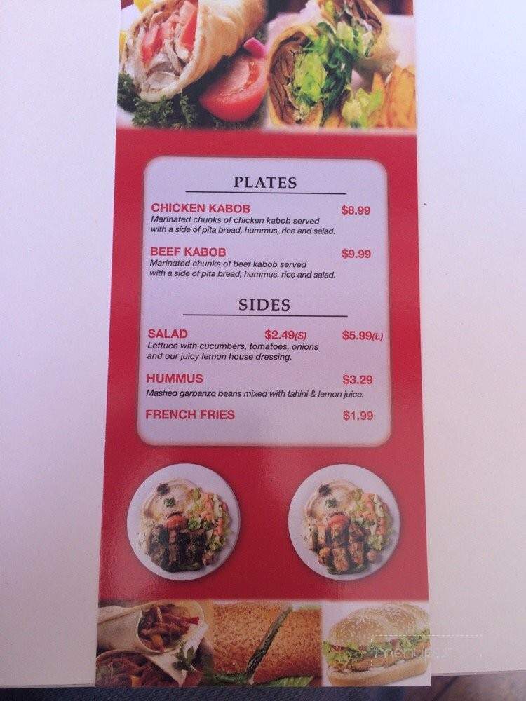Pita Express - Costa Mesa, CA menu_pic