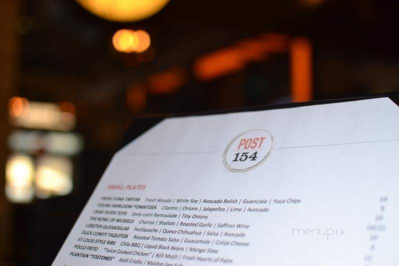 Post 154 - Westport, CT menu_pic