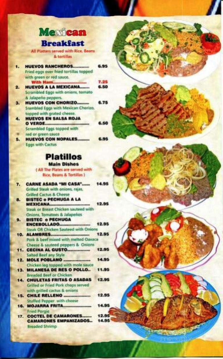 Corazon Latino - Plano, TX menu_pic
