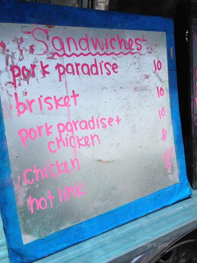 Rollin' Rib Bbq Joint - Los Angeles, CA menu_pic