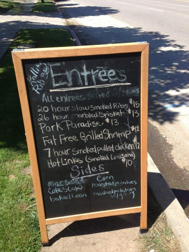 Rollin' Rib Bbq Joint - Los Angeles, CA menu_pic
