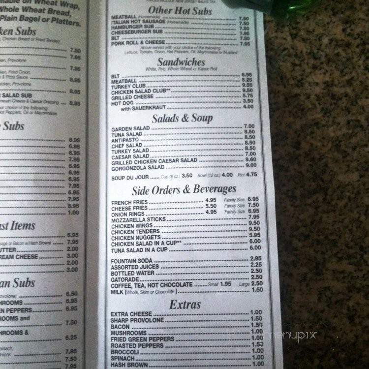Sack O' Subs - Atlantic City, NJ menu_pic