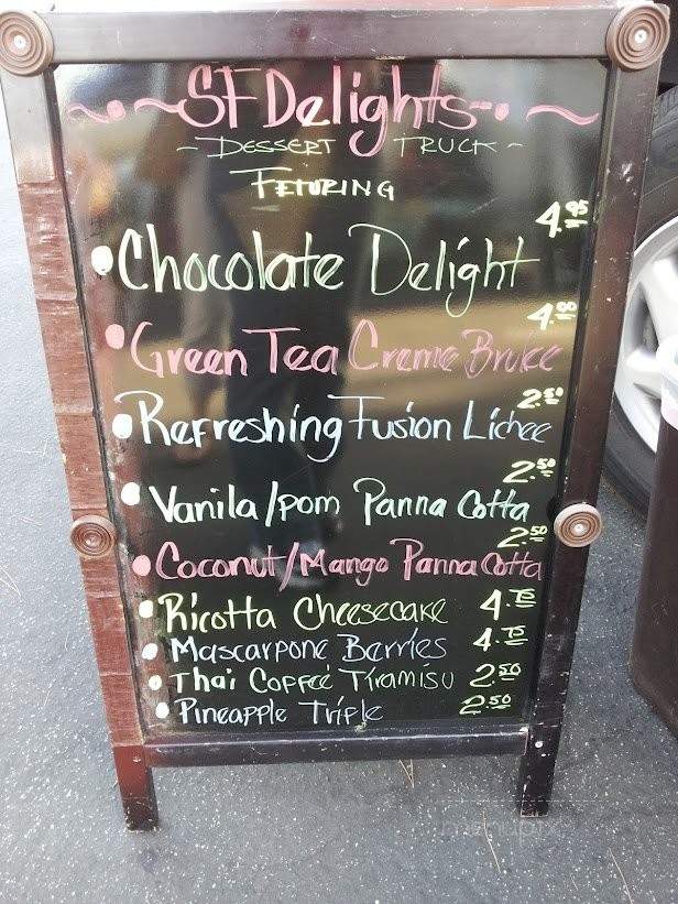 SF Delights - San Francisco, CA menu_pic