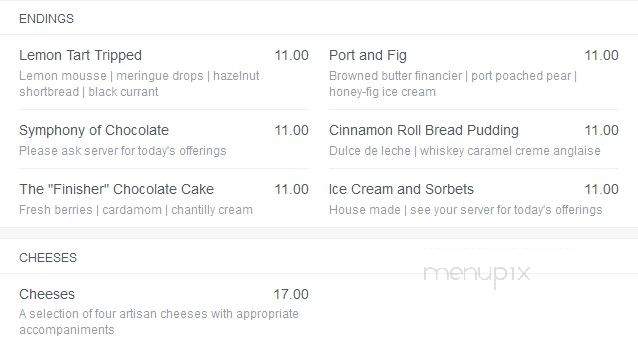 Lit Cigar Lounge - Snoqualmie, WA menu_pic
