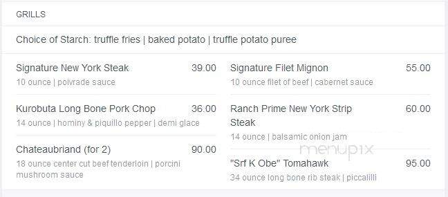 Lit Cigar Lounge - Snoqualmie, WA menu_pic