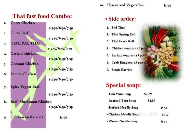 Spring Thai - Westminster, CA menu_pic
