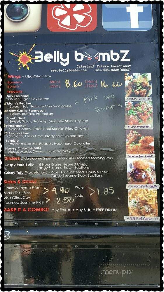 Street Food Evnts - Harbor City, CA menu_pic