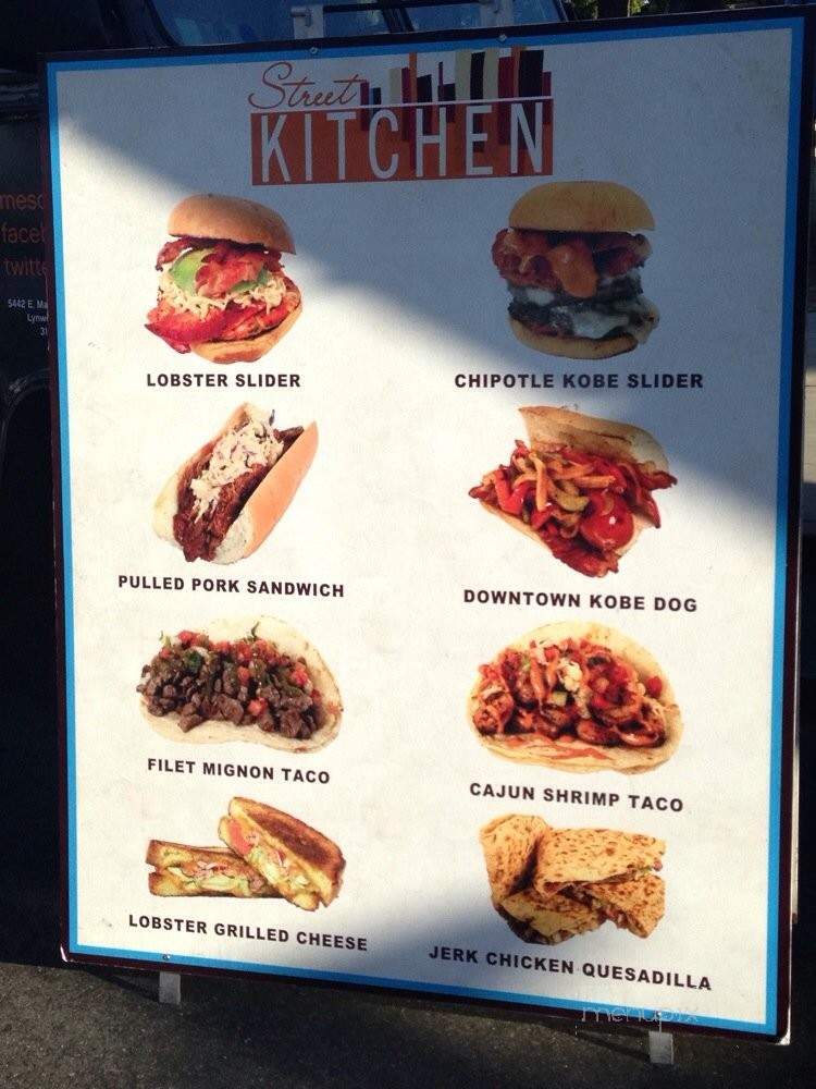Street Food Evnts - Harbor City, CA menu_pic