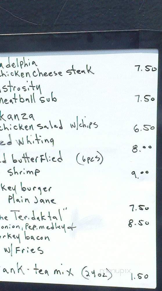 The Stress Reliever - Washington, DC menu_pic