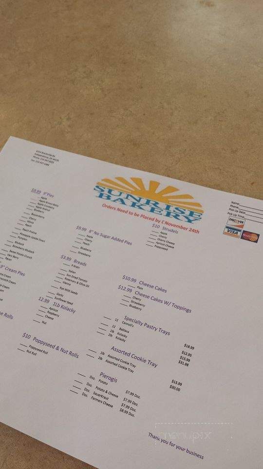 /250610317/Sunrise-Bakery-Independence-OH - Independence, OH
