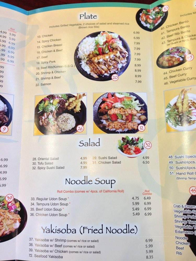 Sushi Irwindale - Irwindale, CA menu_pic