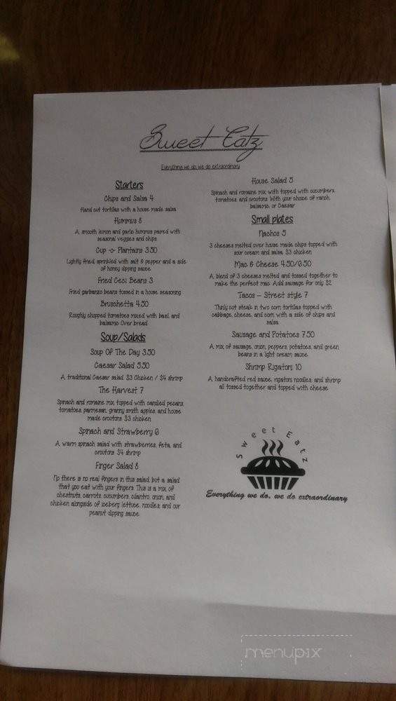 Sweeteatz - Salem, OR menu_pic