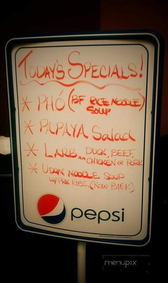 Thai King - Warren, MI menu_pic
