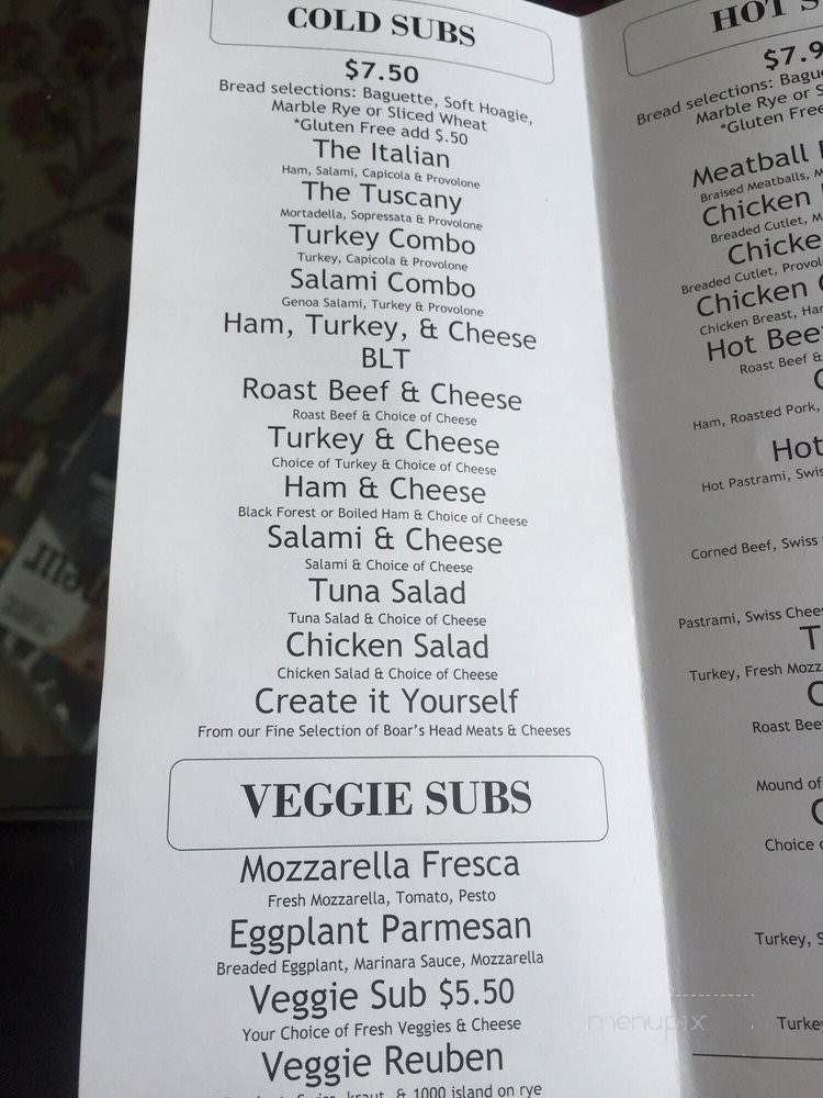 The Deli At 8236 - Nederland, CO menu_pic