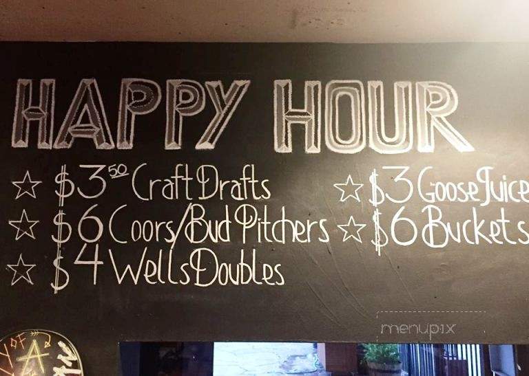 The Goose Bar - Boulder, CO menu_pic