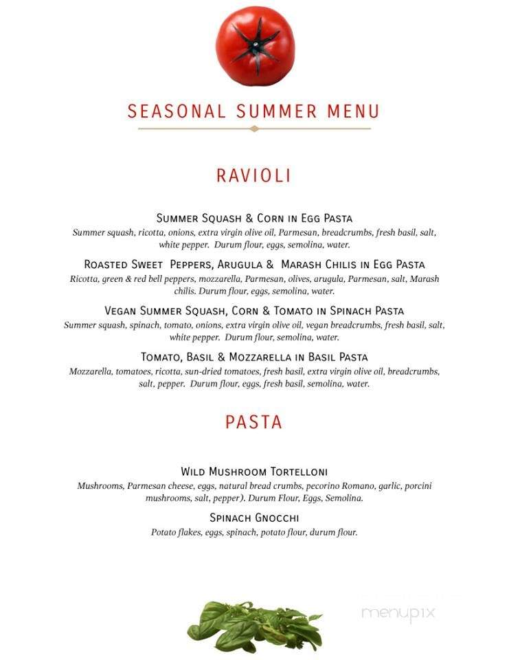 The Pasta Queen - Sacramento, CA menu_pic