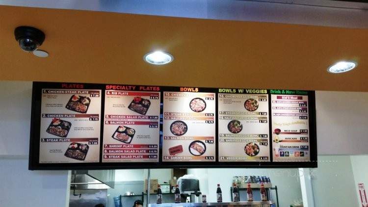 WaBa Grill - Foothill Ranch, CA menu_pic