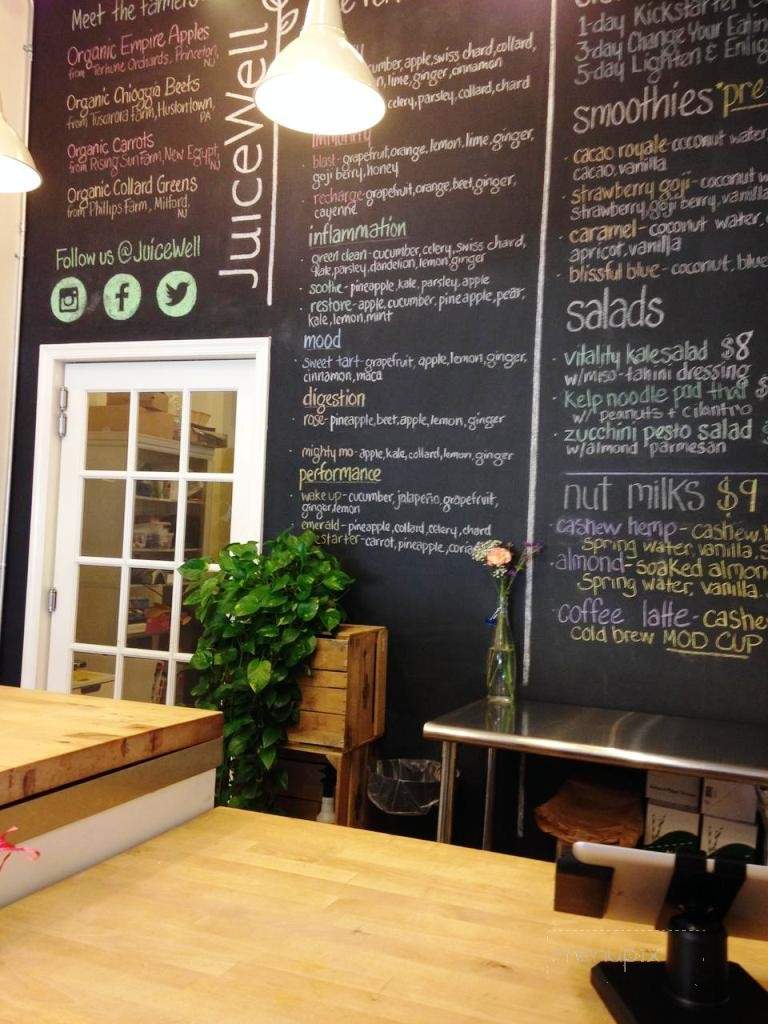 JuiceWell - New York, NY menu_pic