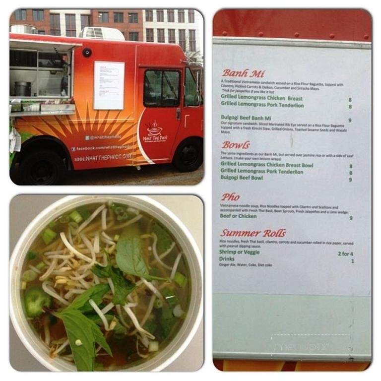 What the Pho - Washington, DC menu_pic