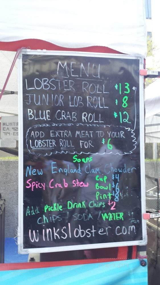 Wink's Lobster & Seafood - Los Angeles, CA menu_pic