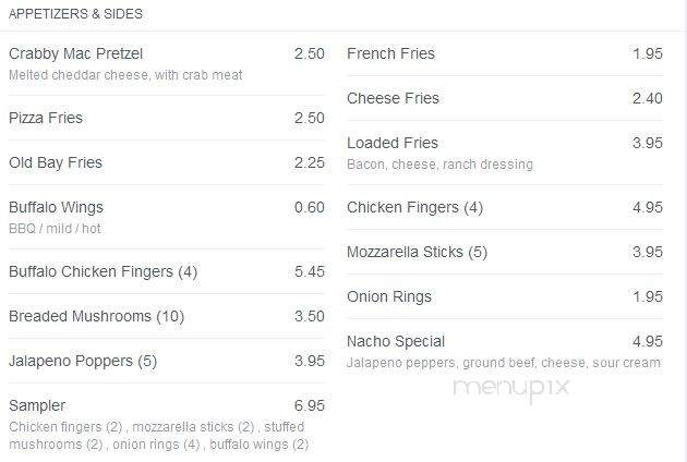 Lefty's Irish Pub and Restaurant - Marcus Hook, PA menu_pic