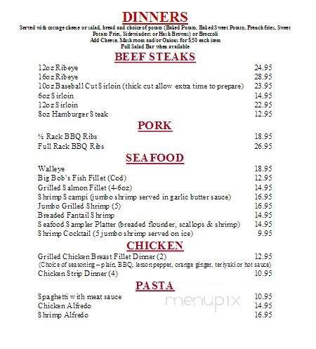 Dot T Steakhouse - Faulkton, SD menu_pic