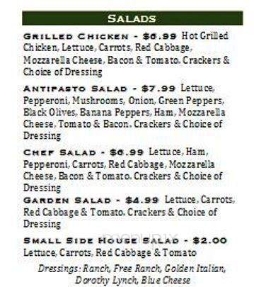 The Pizza Shoppe - Martin, SD menu_pic