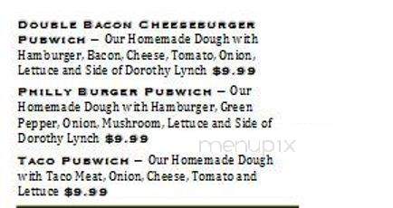 The Pizza Shoppe - Martin, SD menu_pic