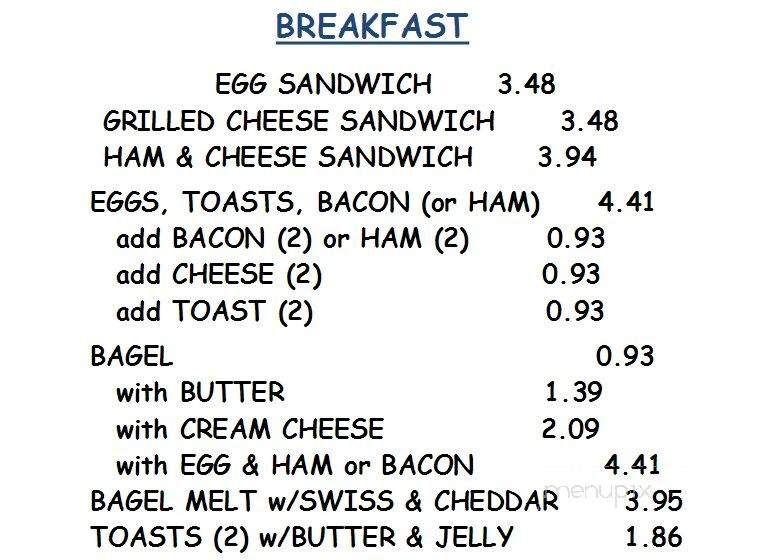 Deli Biz Baz - Oak Brook, IL menu_pic