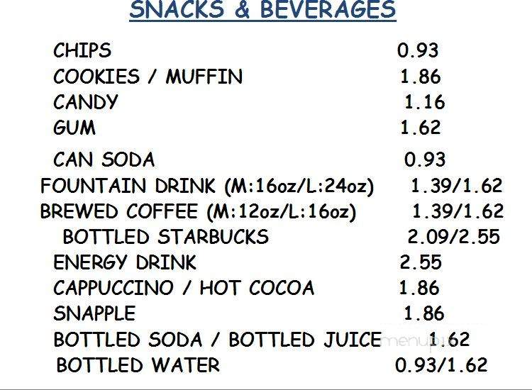 Deli Biz Baz - Oak Brook, IL menu_pic
