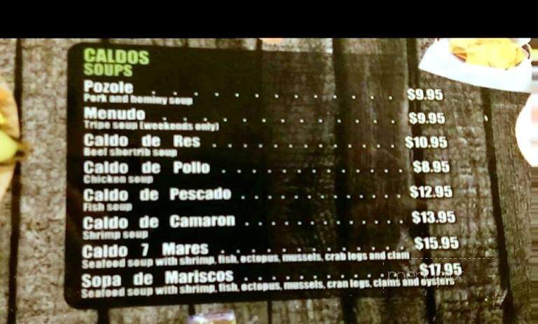 Birrieria Aguascalientes - Chicago, IL menu_pic