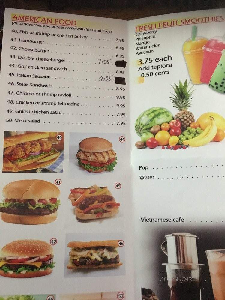 Joe's Po Boy Restaurant - Chicago, IL menu_pic