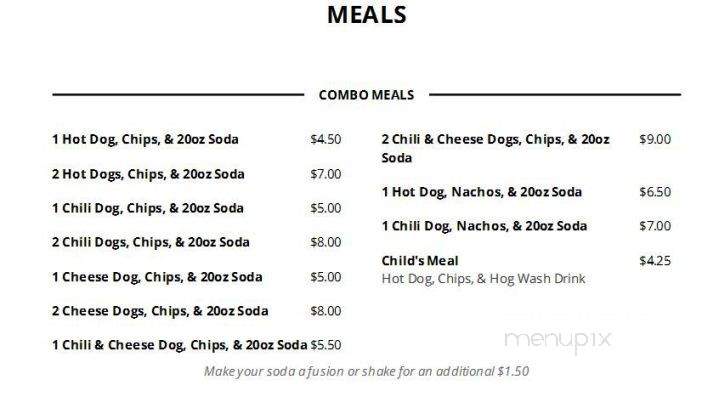 The Cree Mee - Barry, IL menu_pic