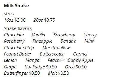 The Cree Mee - Barry, IL menu_pic