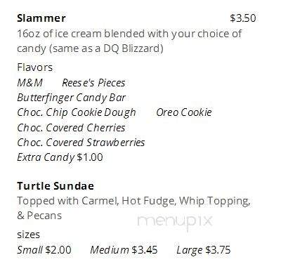 The Cree Mee - Barry, IL menu_pic