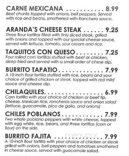 Los Dos Amigos - Miami, OK menu_pic