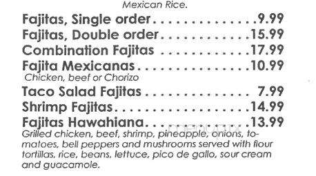 Los Dos Amigos - Miami, OK menu_pic