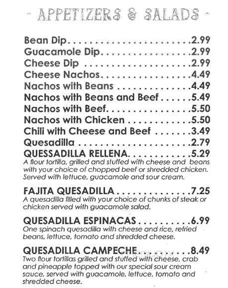 Los Dos Amigos - Miami, OK menu_pic