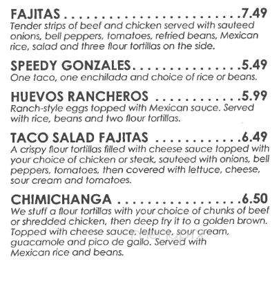 Los Dos Amigos - Miami, OK menu_pic