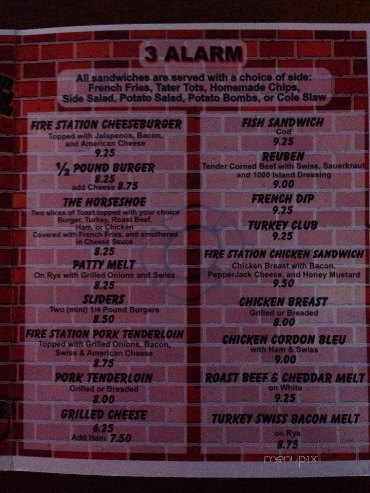 Firestation Grill & Bar - Camdenton, MO menu_pic