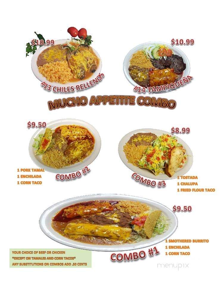 Elvita's Mexican Restaurant - Wichita, KS menu_pic