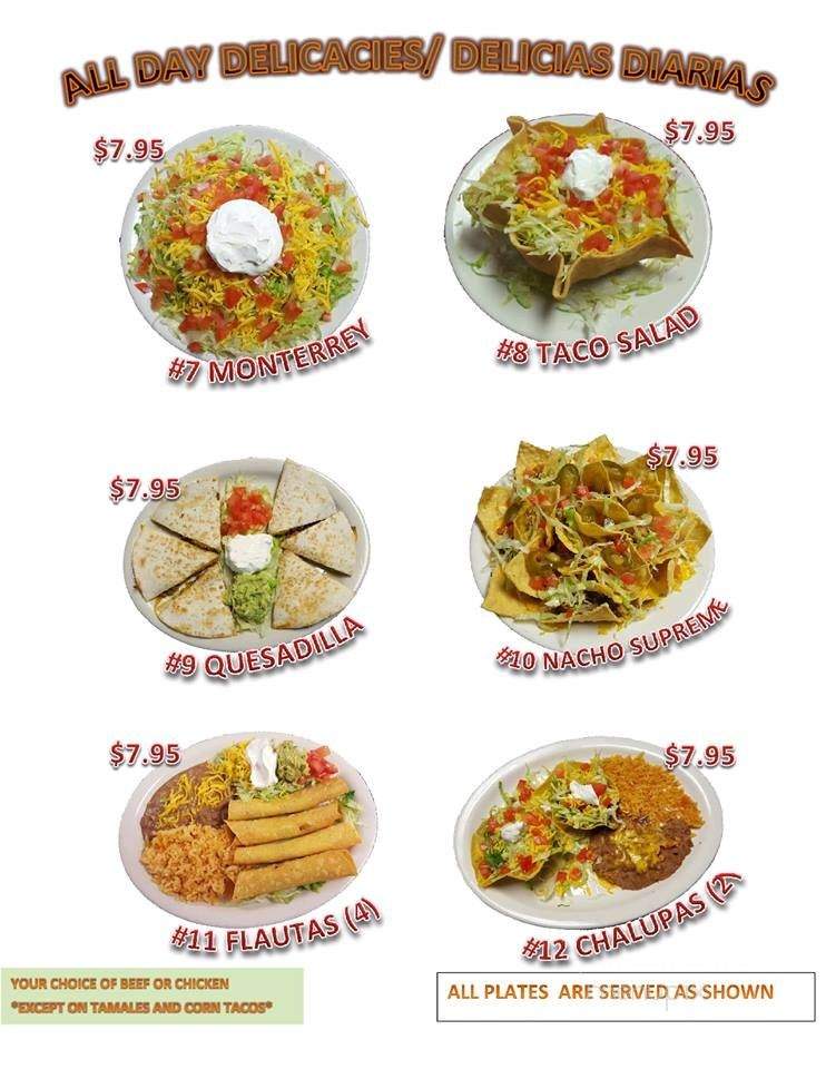 Elvita's Mexican Restaurant - Wichita, KS menu_pic