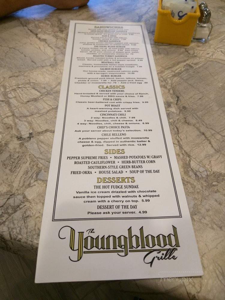 The Youngblood Grille - Enid, OK menu_pic