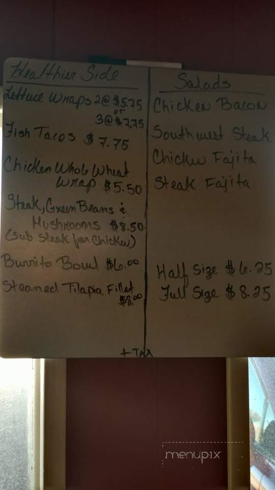La Casita 3 - Texhoma, OK menu_pic
