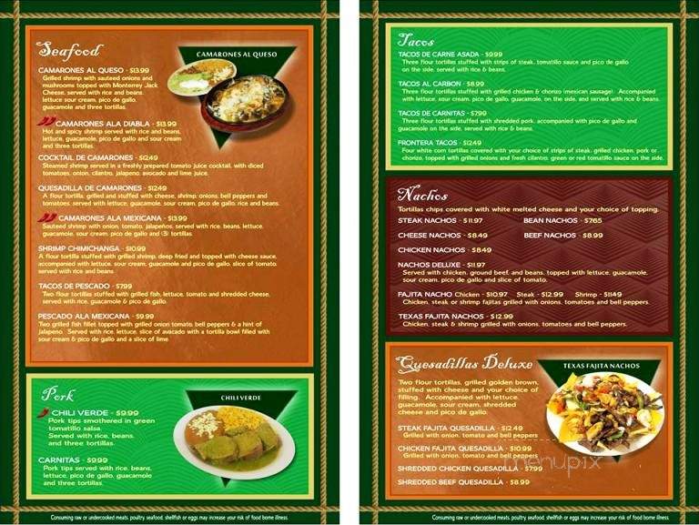 Los Ranchos Restaurant - Peggs, OK menu_pic