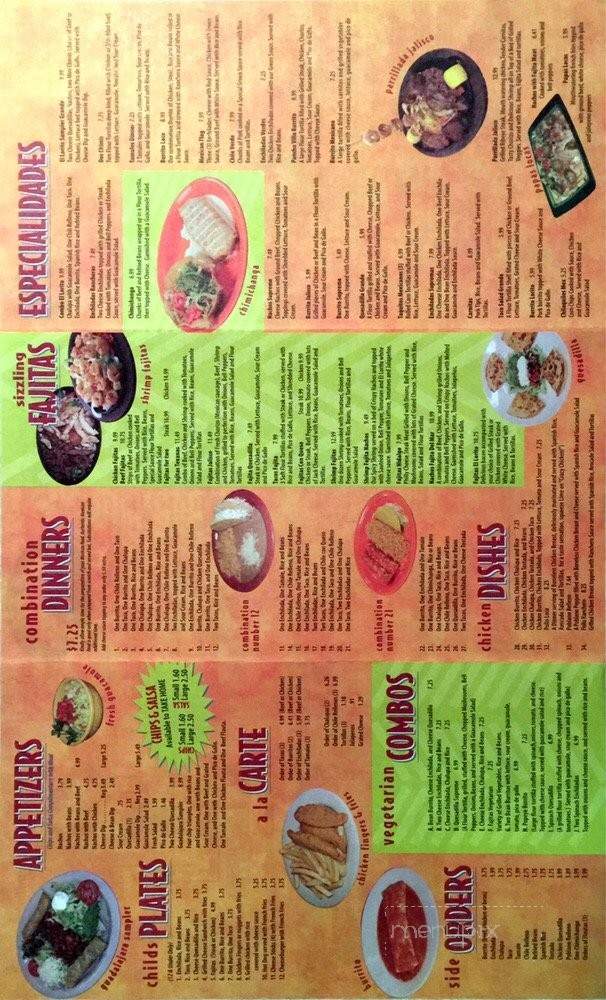 El Lorito Mexican Restaurant - Fort Smith, AR menu_pic