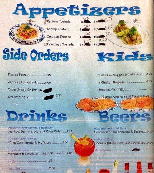 Mariscos La Jaibita - Fort Worth, TX menu_pic