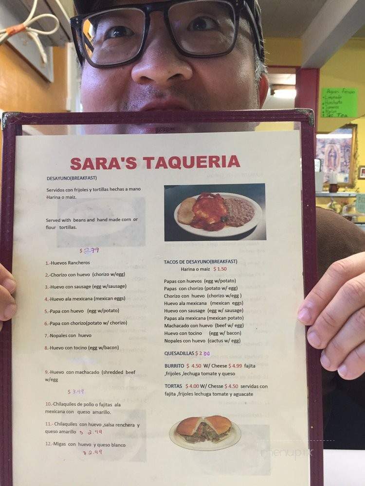 /250126420/Saras-Taqueria-Menu-Houston-TX - Houston, TX